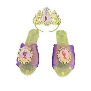 Disney Princess Tiana Tiara and Shoes Size 9
